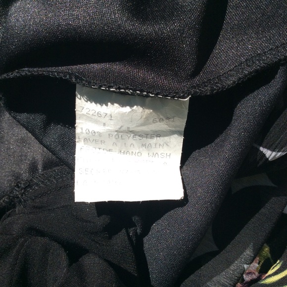 light sheer trim skirt, elastic waist sz L - Picture 5 of 5